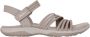 Skechers Raggae Slim Sandalen taupe Textiel Dames - Thumbnail 11