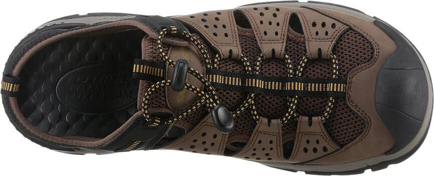 Skechers Sandalen TRESMEN-MENARD zomerschoen klittenbandschoen outdoorsandaal met luxefoam binnenzool