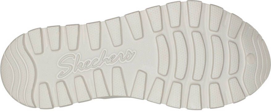 Skechers Sleehaksandaaltjes ARCH FIT FOOTSTEPS-DAY DREAM zomerschoen sandaal sleehak met praktische klittenbandsluiting