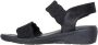 Skechers Arya On The Rise dames sandalen zwart - Thumbnail 6