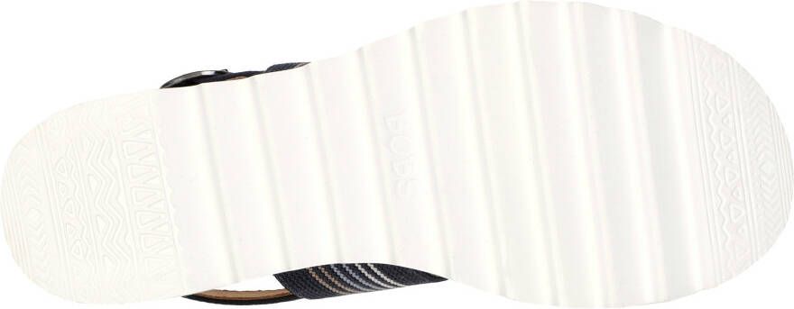 Skechers Sleehaksandaaltjes DESERT KISS HI-TEA TIME zomerschoen sandaal wig hak met memory foam