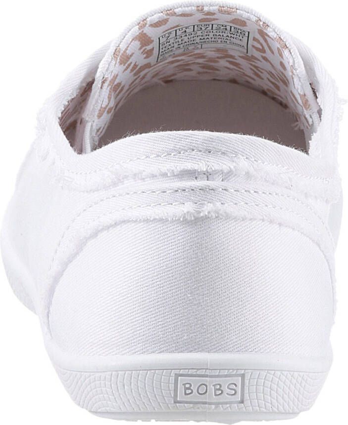 Skechers Slip-on sneakers BOBS B CUTE- Slipper zomerschoen vrijetijdsschoen met elastische versierband