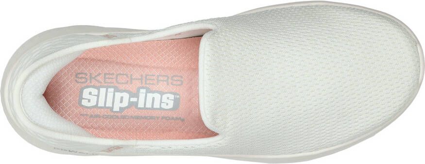 Skechers Go Walk Flex Relish 124963-OFWT Vrouwen Wit Sneakers - Foto 10