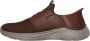 Skechers Bruine Slip-On Vegan Sneakers met Arch Support Brown Heren - Thumbnail 47