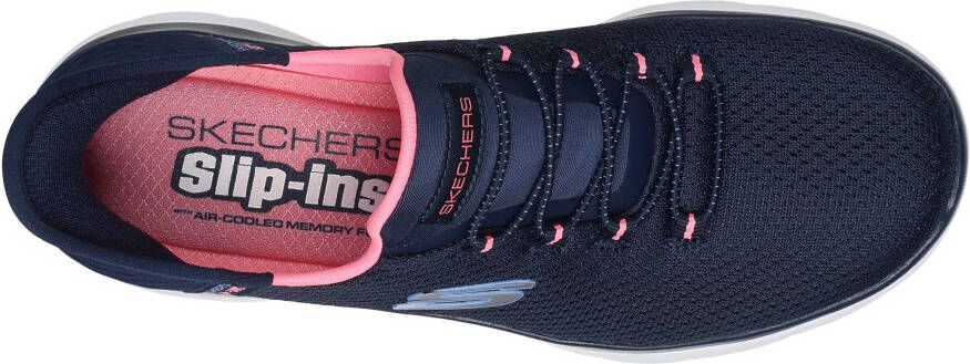 Skechers Slip-on sneakers SUMMITS-DIAMOND DREAM Instapschoen vrijetijdsschoen met praktische slip-in functie