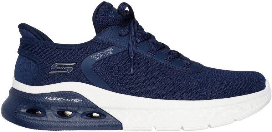 Skechers Slip-on sneakers BOBS ARC WAVES 2.0 sneaker slipper vrijetijdsschoen in comfortbreedte g (= breed)