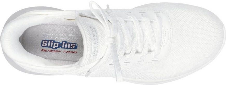 Skechers Slip-on sneakers BOBS ARC WAVES 2.0 sneaker slipper vrijetijdsschoen in comfortbreedte g (= breed)