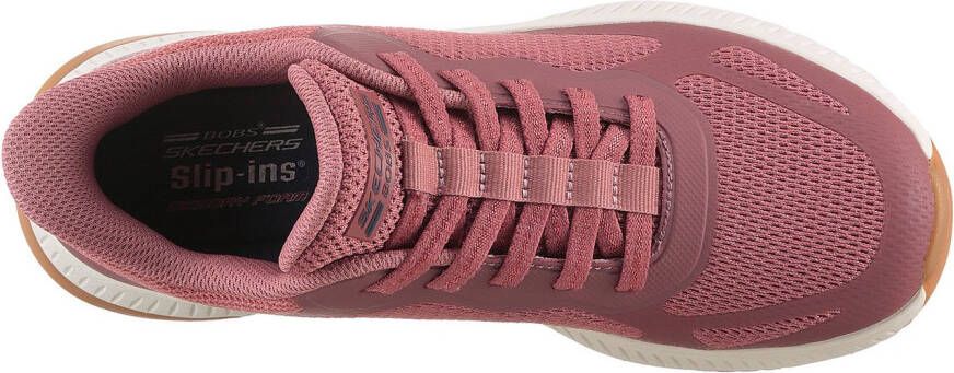 Skechers Slip-on sneakers BOBS SQUAD 4 Slippers vrijetijdsschoen lage schoen met memory foam