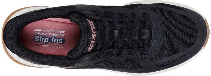 Skechers Slip-on sneakers BOBS SQUAD 4 Slippers vrijetijdsschoen lage schoen met memory foam