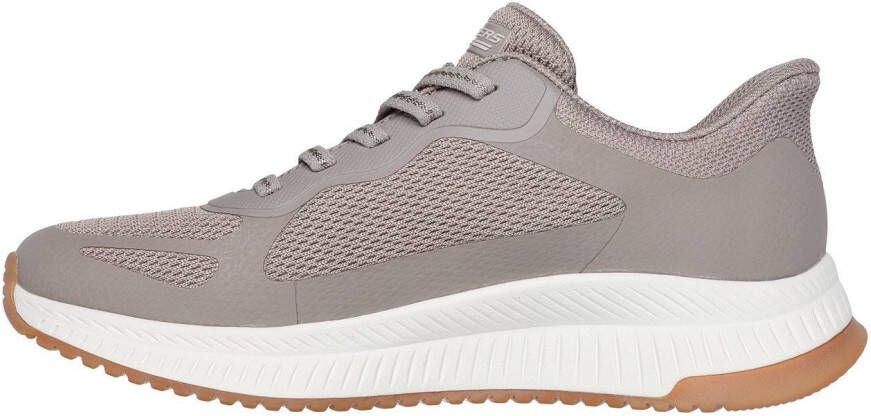 Skechers Slip-on sneakers BOBS SQUAD 4 Slippers vrijetijdsschoen lage schoen met memory foam