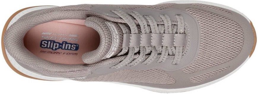 Skechers Slip-on sneakers BOBS SQUAD 4 Slippers vrijetijdsschoen lage schoen met memory foam