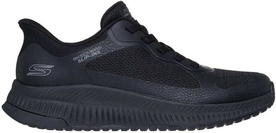 Skechers Slip-on sneakers BOBS SQUAD 4 Slippers vrijetijdsschoen lage schoen met memory foam