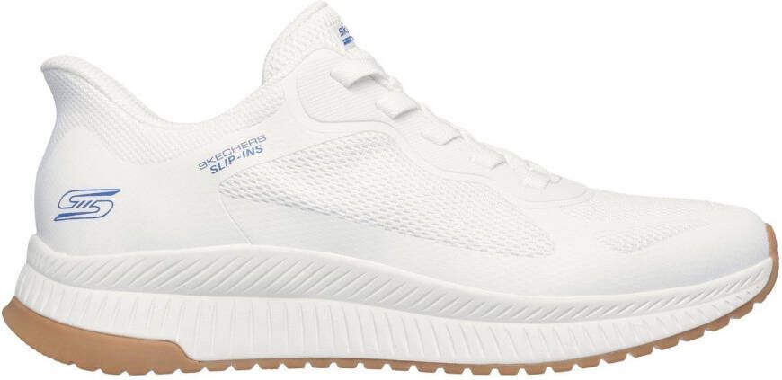 Skechers Slip-on sneakers BOBS SQUAD 4 Trainingsschoen sneaker veterschoen voor gemakkelijk in stappen