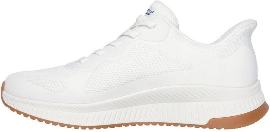 Skechers Slip-on sneakers BOBS SQUAD 4 Trainingsschoen sneaker veterschoen voor gemakkelijk in stappen