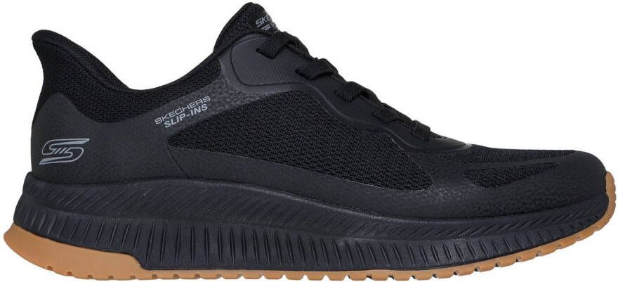 Skechers Slip-on sneakers BOBS SQUAD 4 Trainingsschoen sneaker veterschoen voor gemakkelijk in stappen