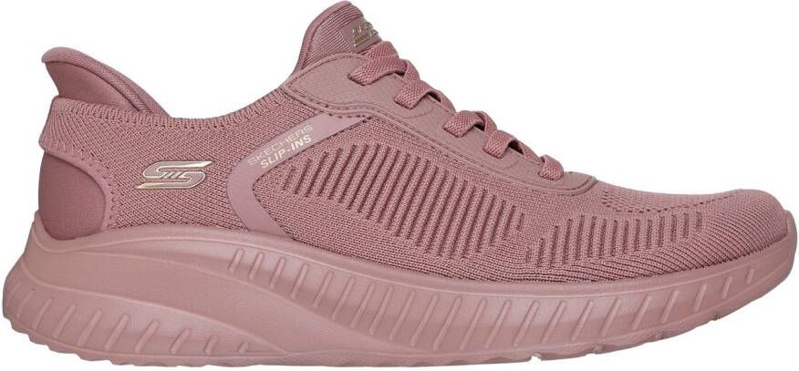 Skechers Slip-on sneakers BOBS SQUAD CHAOS-CURRENT MUSE Vrijetijdsschoen geschikt voor machinewas