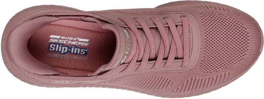 Skechers Slip-on sneakers BOBS SQUAD CHAOS-CURRENT MUSE Vrijetijdsschoen geschikt voor machinewas
