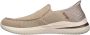 Skechers Hands Free Slip-Ins Delson 3.0 Cabrino VEGAN instapper Heren Taupe - Thumbnail 110