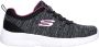 Skechers dynamight hardloopschoenen blauw roze dames - Thumbnail 5