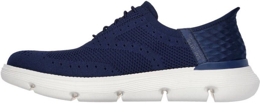 Skechers Slip-on sneakers GARZA-PALMA budapester instapschoen zakelijke schoen in veganistische uitvoering