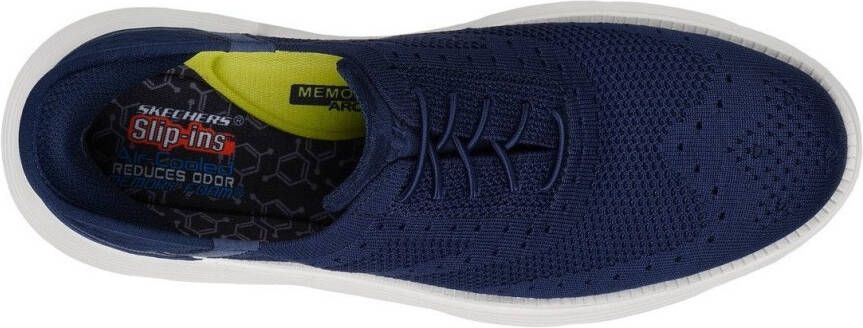 Skechers Slip-on sneakers GARZA-PALMA budapester instapschoen zakelijke schoen in veganistische uitvoering