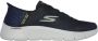 Skechers Go Walk Flex New World Heren Instappers Donkerblauw;Lime - Thumbnail 15