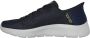 Skechers Go Walk Flex New World Heren Instappers Donkerblauw;Lime - Thumbnail 16