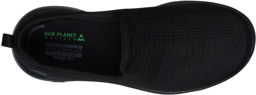 Skechers Slip-on sneakers GO WALK JOY-AURORA vrijetijdsschoen instapschoen trainingsschoen in vegan uitvoering