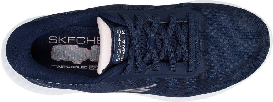 Skechers Slip-on sneakers GO WALK NOW-KHLOE Vrijetijdsschoen met hielkussen en slip-in technologie