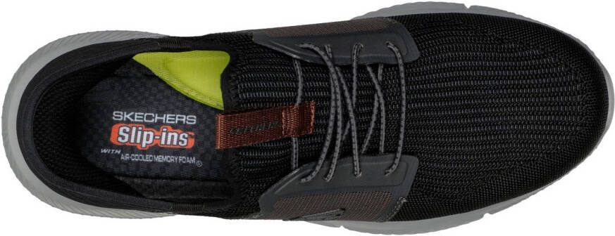 Skechers Slip-on sneakers INGRAM-BRACKETT Slipper trainingsschoen vrijetijdsschoen in vegan uitvoering