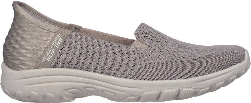Skechers Slip-on sneakers REGGAE FEST 2.0-GUIDING LIGHT Instapschoenen slippers vrijetijdsschoenen met gepolsterde schacht