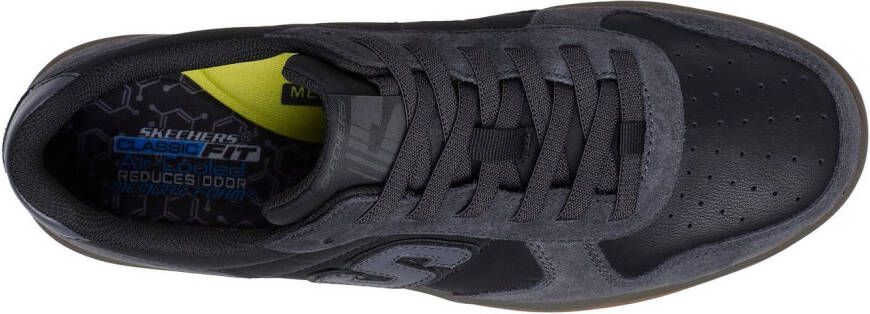 Skechers Slip-on sneakers NEW WAVE CUP-CALVEN retro sneaker veterschoen met elastiek