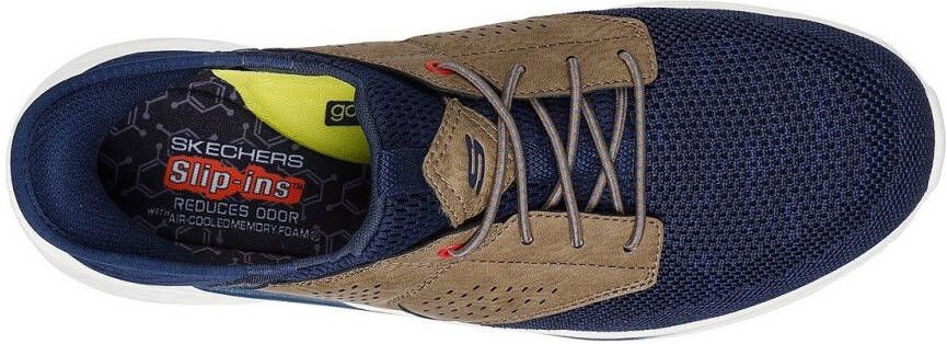 Skechers Slip-on sneakers SLADE-CASTER Slipper sneaker met elastiek en slip-ins