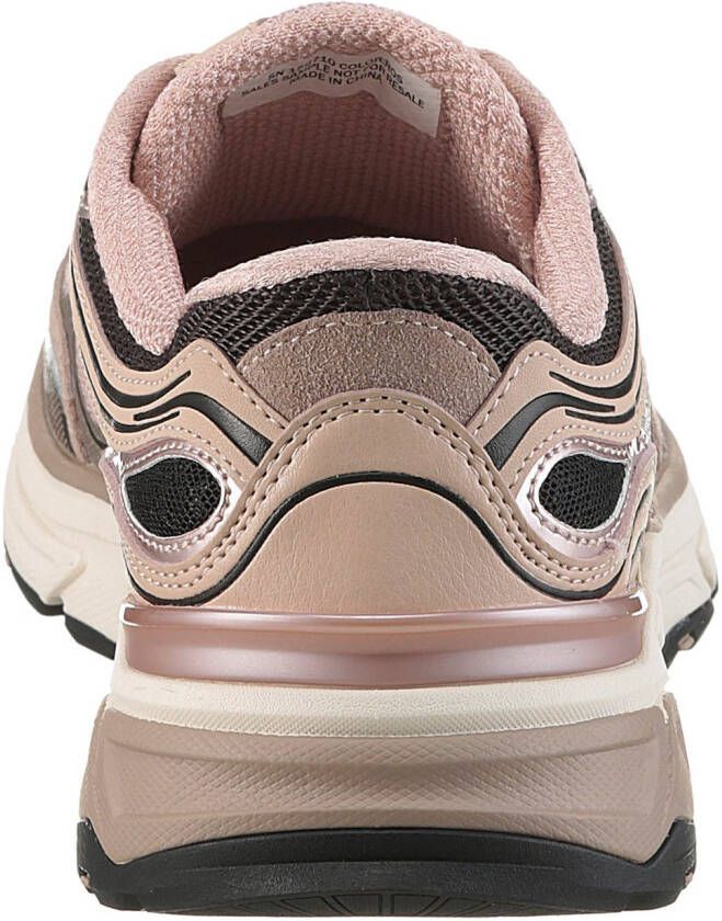 Skechers Slip-on sneakers STAMINA SPORT Retro sneaker veterschoen met metallic accenten