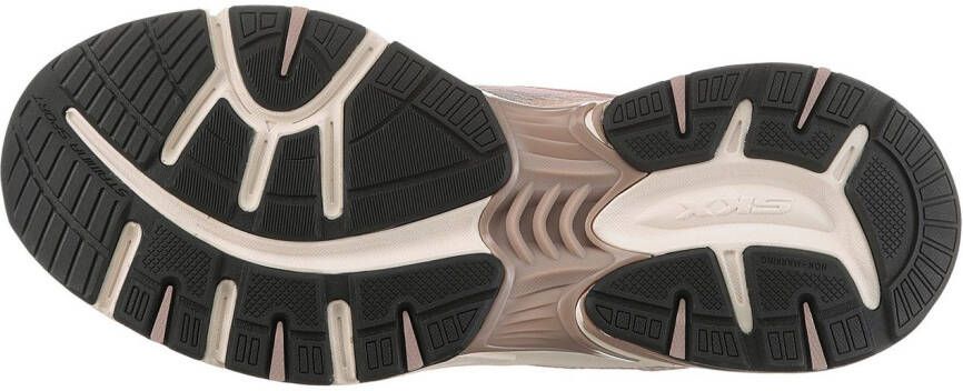 Skechers Slip-on sneakers STAMINA SPORT Retro sneaker veterschoen met metallic accenten