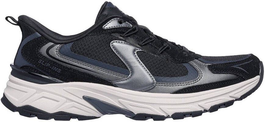 Skechers Slip-on sneakers STAMINA SPORT Retro sneaker veterschoen met metallic accenten