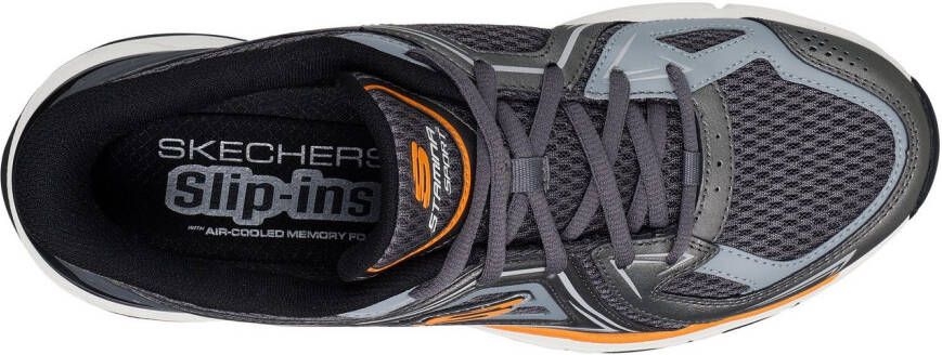 Skechers Slip-on sneakers STAMINA SPORT Trainingsschoen retro sneaker met slip-ins