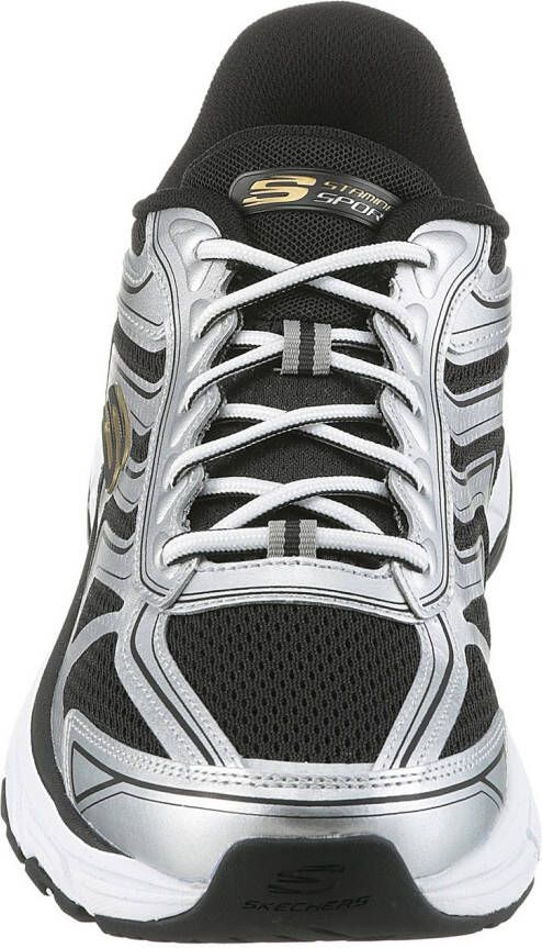 Skechers Slip-on sneakers STAMINA SPORT Retro sneaker veterschoen met slip-ins