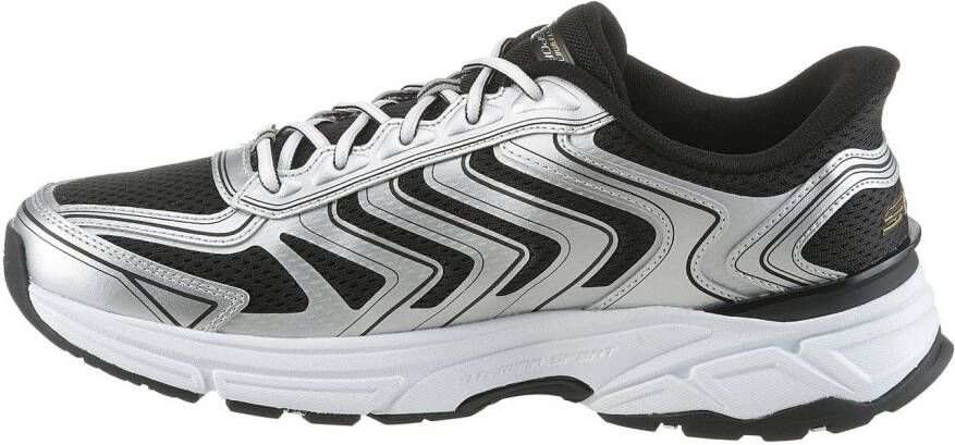 Skechers Slip-on sneakers STAMINA SPORT Retro sneaker veterschoen met slip-ins