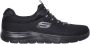 Skechers Sport Heren SUMMITS Sneakers Instappers Heren Zwart - Thumbnail 26
