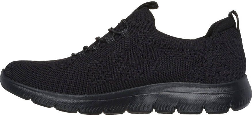 Skechers Slip-on sneakers Summits vrijetijdsschoen lage schoen slipper met flexibele tractionloopzool