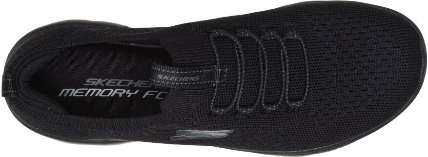 Skechers Slip-on sneakers Summits vrijetijdsschoen lage schoen slipper met flexibele tractionloopzool