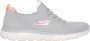 Skechers Slip-on sneakers Summits vrijetijdsschoen lage schoen slipper met flexibele tractionloopzool - Thumbnail 4
