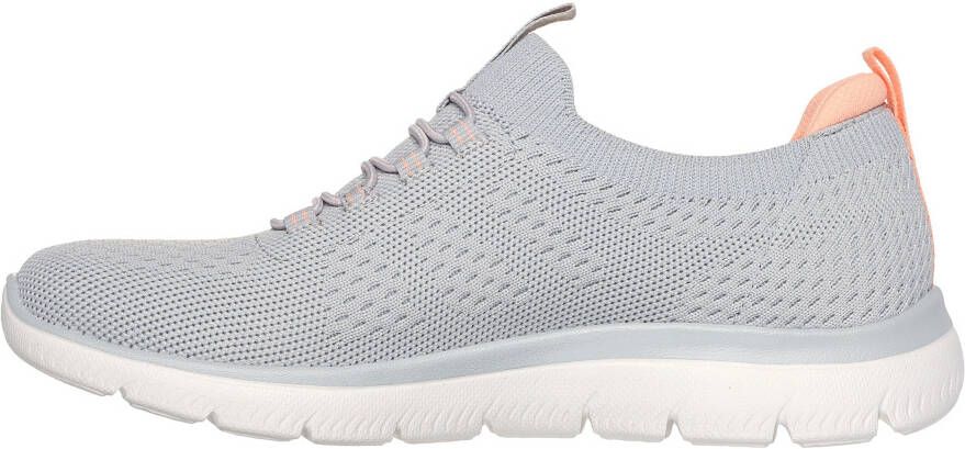 Skechers Slip-on sneakers Summits vrijetijdsschoen lage schoen slipper met flexibele tractionloopzool