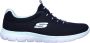 Skechers Summits dames sneakers Blauw - Thumbnail 5