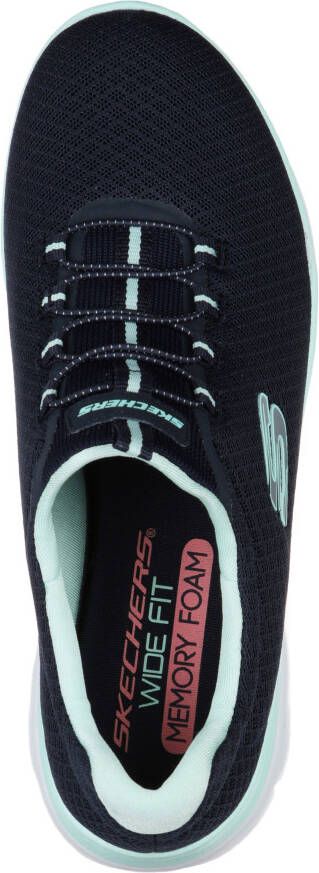 Skechers Slip-on sneakers Summits Vrijetijdsschoen comfortabele schoen met schokabsorberende tussenzool