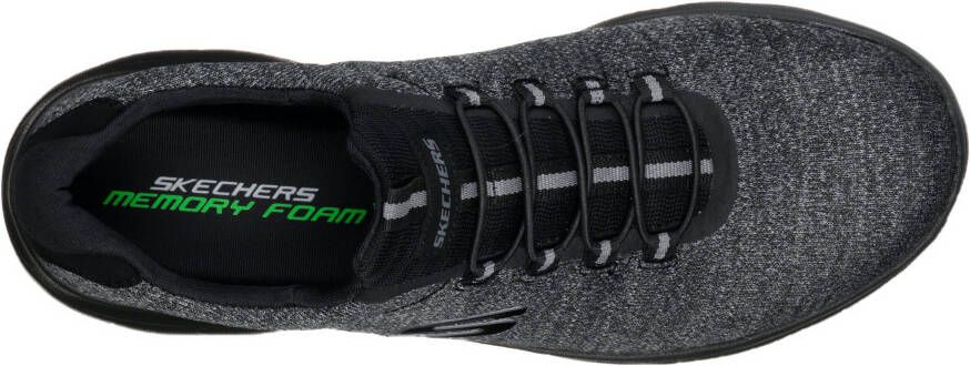 Skechers Slip-on sneakers Summits Slipper vrijetijdsschoen in comfortabele schoenwijdte