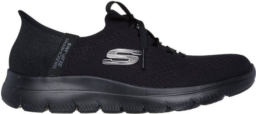 Skechers Slip-on sneakers SUMMITS-NEW DAILY slippers vrijetijdsschoen in vegan uitvoering