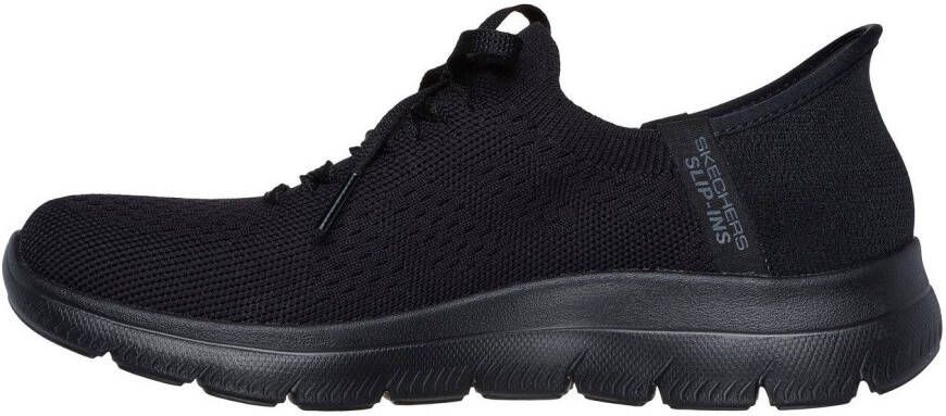Skechers Slip-on sneakers SUMMITS-NEW DAILY slippers vrijetijdsschoen in vegan uitvoering