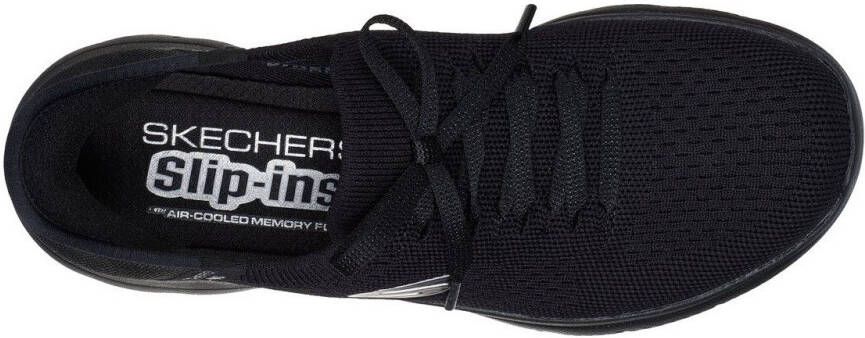 Skechers Slip-on sneakers SUMMITS-NEW DAILY slippers vrijetijdsschoen in vegan uitvoering